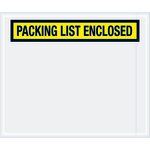 Tape Logic Preprinted Packing List Envelopes, Packing List Enclosed, 10in x 12in, Yellow, Case Of 500