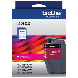 Brother LC402 Magenta Ink Cartridge, LC402M