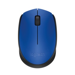 Logitech M170 Wireless Mouse - Optical - Wireless - Radio Frequency - Blue - USB 2.0 - 1000 dpi - Scroll Wheel - Symmetrical