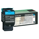 Lexmark C544X4CG Cyan High Yield Toner Cartridge