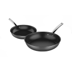 Vollrath NUCU 2-Piece Stainless Steel Non-Stick Fry Pan Set, Silver