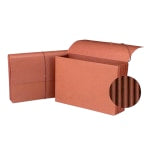 Smead Expanding Wallet, 5 1/4in Expansion, Legal Size, 15in x 10in, 30% Recycled, Redrope