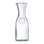 Cardinal Carafes, 34 Oz, Clear, Set Of 6 Carafes