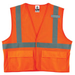 Ergodyne GloWear Safety Vest, Mesh 8220HL, Type R Class 2, 4X/5X, Orange