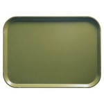 Cambro Camtray Rectangular Serving Trays, 15in x 20-1/4in, Olive, Pack Of 12 Trays