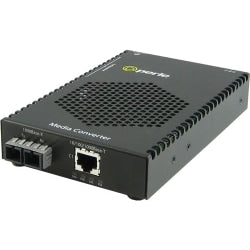 Perle S-1110P-M2SC05 - Fiber media converter - GigE - 10Base-T, 1000Base-SX, 100Base-TX, 1000Base-T - SC multi-mode / RJ-45 - up to 1800 ft - 850 nm