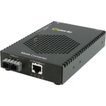 Perle S-1110P-M2SC05 Media Converter - 1x PoE (RJ-45) Ports - 1 x SC Ports - 10/100/1000Base-T, 1000Base-SX - 1804.46 ft - Rail-mountable, Rack-mountable, Wall Mountable