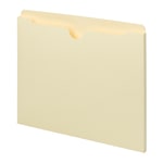 Smead Manila File Jackets, Single-Ply Tab, 9 1/2in x 11 3/4in, Pack Of 100