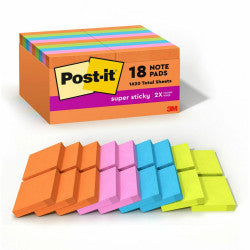 Post-it Super Sticky Big Notes, 11in x 11in, Green, 30 Sheets Per Pad