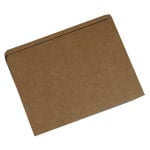 SKILCRAFT File Folders, Straight Cut, Letter Size, 30% Recycled, Kraft, Pack Of 100 (AbilityOne 7530-00-663-0031)