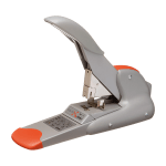 Rapid Duax Heavy-Duty Stapler, Silver/Orange