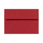 LUX Invitation Envelopes, #4 Bar (A1), Peel & Press Closure, Ruby Red, Pack Of 50