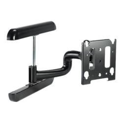 Chief Medium 25in Extension Single Arm Wall Mount - For 30-55in Displays - Black - 125lb