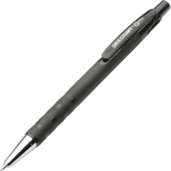 SKILCRAFT Retractable Ballpoint Pens, Ergonomic Grip, Fine Point, 83% Recycled, Black Ink, Box Of 12