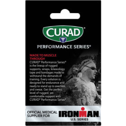 CURAD IRONMAN Performance Series Sports Tape, 1-1/2in x 10 Yd, White