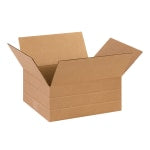 Partners Brand Multi-Depth Corrugated Boxes, 14in x 10in x 6in, Kraft, Bundle Of 25 Boxes