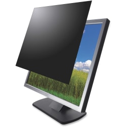 Kantek Widescreen Privacy Filter Black - For 27in Widescreen LCD Monitor, Notebook - Anti-glare - 1 Pack