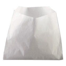 Bagcraft Papercon PB9 French Fry Bags, 5 1/2in x 2in x 4 1/2in, White, Case Of 2,000