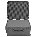 SKB Cases iSeries Pro Audio Utility Case With Cubed Foam Handle And Wide-Set Double Wheels, 30-3/4inH x 26inW x 15-1/2inD, Black