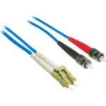 C2G LC-ST 62.5/125 OM1 Duplex Multimode Fiber Optic Cable (Plenum-Rated) - Patch cable - LC multi-mode (M) to ST multi-mode (M) - 10 m - fiber optic - duplex - 62.5 / 125 micron - OM1 - plenum - blue