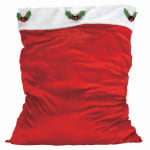 Amscan 393233 Christmas Santa Bag, 36in x 30in, Red