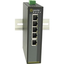 Perle IDS-105G-M2ST05 - Industrial Ethernet Switch - 6 Ports - 10/100/1000Base-T, 1000Base-SX - 2 Layer Supported - Rail-mountable, Wall Mountable, Panel-mountable - 5 Year Limited Warranty