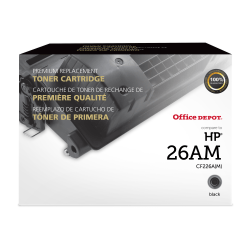 Office Depot Brand Remanufactured Black MICR Toner Cartridge Replacement For HP 26A, OD26AM