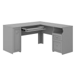 Bush Business Furniture Fairview 60inW L-Shaped Corner Desk, Cape Cod Gray, Standard Delivery