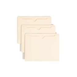 Smead Manila File Jackets, Reinforced Tab, 9 1/2in x 11 3/4in, Pack Of 100