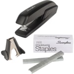 Swingline Standard Stapler Value Pack, 20 Sheets, Black, Premium Staples & Remover Included