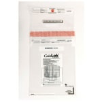 CoinLOK Tamper Evident Coin Bags, 12in x 25in, Clear, 50 lb Capacity, Box Of 250