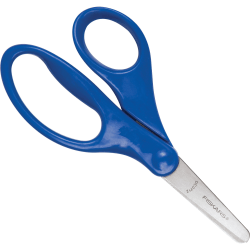 Fiskars 5in Blunt-tip Kids Scissors - 5in Overall LengthSafety Edge Blade - Blunted Tip - Blue - 1 Each