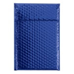 Partners Brand Blue Glamour Bubble Mailers 7 1/2in x 11in, Pack of 72