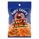 Andy Capps Snack Fries, Hot, 0.85 Oz Bag, Box Of 72