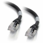 C2G-10ft Cat6a Snagless Shielded (STP) Network Patch Cable - Black - Category 6a for Network Device - RJ-45 Male - RJ-45 Male - Shielded - 10GBase-T - 10ft - Black