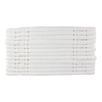 1888 Mills Crown Touch Bath Mats, 21in x 32in, White, Pack Of 48 Mats