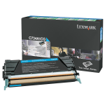 Lexmark C734A1CG Cyan Return Toner Cartridge