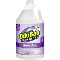 OdoBan Odor Eliminator Disinfectant Concentrate, Lavender Scent, 128 Oz Bottle