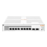 HPE Networking Instant On 1930 8G Class4 PoE 2SFP 124W Switch - Switch - L2+ - managed - 8 x 10/100/1000 (PoE+) + 2 x Gigabit SFP - rack-mountable - PoE+ (124 W)