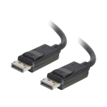 C2G 3ft Ultra High Definition DisplayPort Cable with Latches - 8K DisplayPort Cable - M/M - DisplayPort cable - DisplayPort (M) to DisplayPort (M) - 3 ft - latched - black