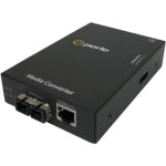 Perle S-1110-M2SC05 Media Converter - 1 x Network (RJ-45) - 1 x SC Ports - 10/100/1000Base-T, 1000Base-SX - 1804.46 ft - Rail-mountable, Rack-mountable