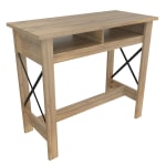 Inval Multipurpose Pub/Home Office Table, 41-5/16inH x 47-1/4inW x 21-13/16inD, Amaretto