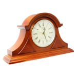 Bedford Clocks Mantel Clock, 10-1/2inH x 18inW x 4-1/4inD, Mahogany Cherry