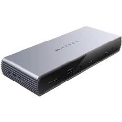 Targus HyperDrive Thunderbolt 4 Docking Station - Memory Card Reader - SD - 96 W - Thunderbolt 4 - 8K, 4K - 7680 x 4320, 3840 x 2160 - 4 x USB Type-A Ports - USB Type-A - 1 x RJ-45 Ports - Network (RJ-45) - Thunderbolt - Wired - Gigabit Ethernet