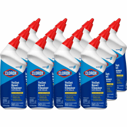 Clorox Commercial Solutions Manual Toilet Bowl Cleaner w/ Bleach - 24 fl oz (0.8 quart) - Fresh Scent - 360 / Bundle - Clear