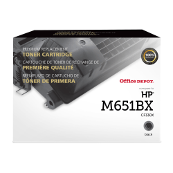 Office Depot Brand Remanufactured High-Yield Black Toner Cartridge Replacement For HP 654X, CF330X, OD654XM