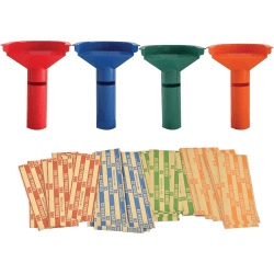 Nadex Coins 252 Coin Wrappers with Coin-Sorter Tubes - Multi