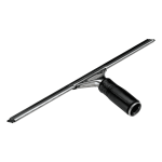 Unger Pro Stainless-Steel Window Squeegee, 18inW, Black