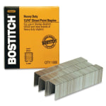 Bostitch Premium Heavy-Duty Staples, 13/16in Size, Half-Strip, Box Of 1,000