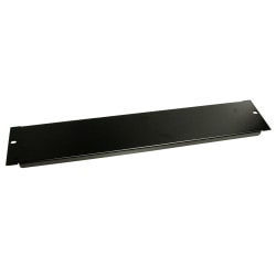 StarTech.com Blanking Panel - 2U - 19in - Steel - Black - Blank Rack Panel - Filler Panel - Rack Mount Panel - Rack Blanks - Improve the organization and appearance of your rack with this planking panel